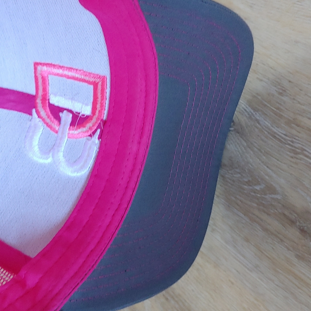 Dykstra Baseball Pink Trucker Snapback Cap Hat - Picture 7 of 8
